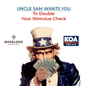 Uncle sam wants you to double your stimulus
