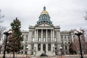 The Colorado State Capitol in Denver, CO.